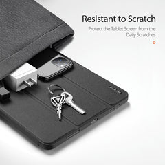 DUX DUCIS Domo Series Horizontal Flip Magnetic TPU + PU Leather Case with Three-folding Holder & Pen Slot & Sleep / Wake-up Function, iPad Pro 11 （2021）/(2020), iPad Pro 12.9  2021 / 2020