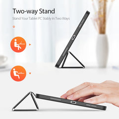 DUX DUCIS Domo Series Horizontal Flip Magnetic TPU + PU Leather Case with Three-folding Holder & Pen Slot & Sleep / Wake-up Function, iPad Pro 11 （2021）/(2020), iPad Pro 12.9  2021 / 2020