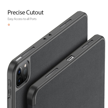 DUX DUCIS Domo Series Horizontal Flip Magnetic TPU + PU Leather Case with Three-folding Holder & Pen Slot & Sleep / Wake-up Function, iPad Pro 11 （2021）/(2020), iPad Pro 12.9  2021 / 2020