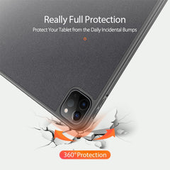 DUX DUCIS Domo Series Horizontal Flip Magnetic TPU + PU Leather Case with Three-folding Holder & Pen Slot & Sleep / Wake-up Function, iPad Pro 11 （2021）/(2020), iPad Pro 12.9  2021 / 2020