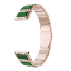For Samsung Galaxy Watch 3 41mm / Gold+Green