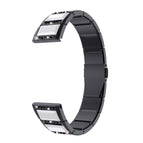 For Samsung Galaxy Watch Active2 44mm / Watch Active2 40mm / Watch Active / Black+White