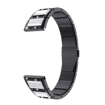 Stainless Steel Diamond Encrusted Replacement Watchbands, For Samsung Galaxy Watch 3 45mm, For Samsung Galaxy Watch Active2 44mm / Watch Active2 40mm / Watch Active, For Samsung Galaxy Watch 3 41mm