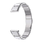 For Samsung Galaxy Watch Active2 44mm / Watch Active2 40mm / Watch Active / Silver+White