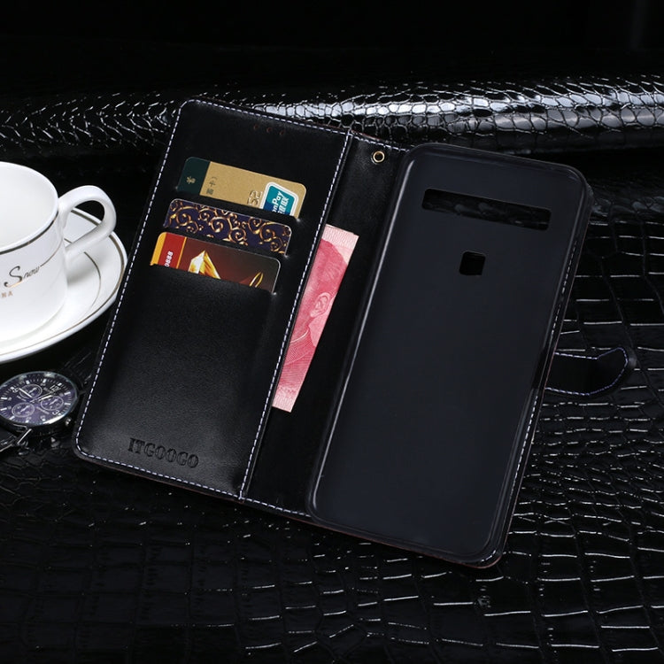 idewei Crocodile Texture Horizontal Flip Leather Case with Holder & Card Slots & Wallet, For TCL 10 5G, For vivo X60 Pro+