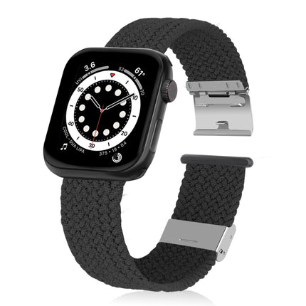 Braided + Stainless Steel Replacement Watchbands For Apple Watch Series 6 & SE & 5 & 4 40mm / 3 & 2 & 1 38mm, For Apple Watch Series 7 41mm / 6 & SE & 5 & 4 40mm / 3 & 2 & 1 38mm