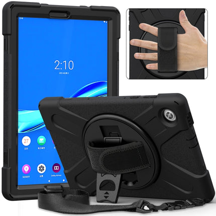 Shockproof Colorful Silicone + PC Protective Case with Holder & Hand Grip Strap & Shoulder Strap, For Lenovo Tab M10 HD 2nd Gen TB-X306X
