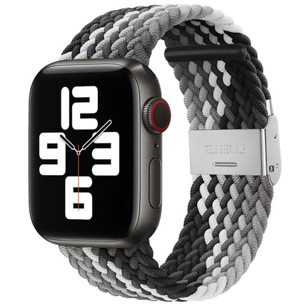 Braided + Stainless Steel Replacement Watchbands For Apple Watch Series 6 & SE & 5 & 4 44mm / 3 & 2 & 1 42mm, For Apple Watch Ultra 49mm / Series 8&7 45mm / SE 2&6&SE&5&4 44mm / 3&2&1 42mm, For Apple Watch Series 7 45mm / 6 & SE & 5 & 4 44mm
