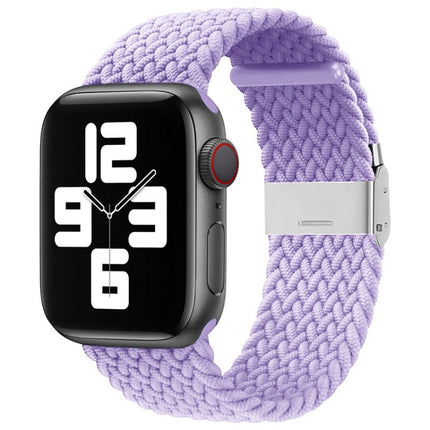 Braided + Stainless Steel Replacement Watchbands For Apple Watch Series 6 & SE & 5 & 4 44mm / 3 & 2 & 1 42mm, For Apple Watch Ultra 49mm / Series 8&7 45mm / SE 2&6&SE&5&4 44mm / 3&2&1 42mm, For Apple Watch Series 7 45mm / 6 & SE & 5 & 4 44mm