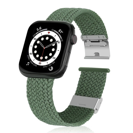Braided + Stainless Steel Replacement Watchbands For Apple Watch Series 6 & SE & 5 & 4 44mm / 3 & 2 & 1 42mm, For Apple Watch Series 7 45mm / 6 & SE & 5 & 4 44mm / 3 & 2 & 1 42mm