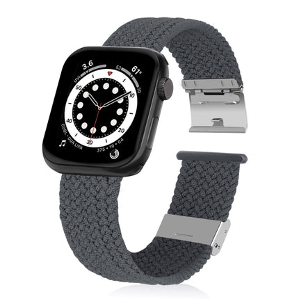 Braided + Stainless Steel Replacement Watchbands For Apple Watch Series 6 & SE & 5 & 4 44mm / 3 & 2 & 1 42mm, For Apple Watch Series 7 45mm / 6 & SE & 5 & 4 44mm / 3 & 2 & 1 42mm