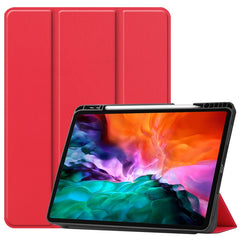 Horizontal Flip Honeycomb TPU + PU Leather Case with Three-folding Holder & Sleep / Wake-up Function & Pen Slot, For iPad Pro 12.9 2022 / 2021