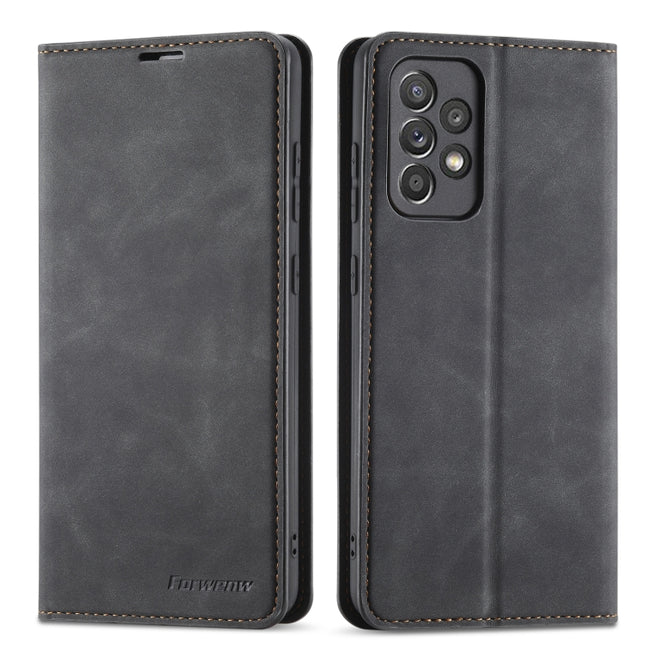 Forwenw Dream Series Oil Edge Strong Magnetism Horizontal Flip Leather Case with Holder & Card Slots & Wallet & Photo Frame, For Samsung Galaxy A52 5G / 4G, For Samsung Galaxy A72 5G / 4G