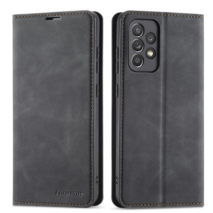 Forwenw Dream Series Oil Edge Strong Magnetism Horizontal Flip Leather Case with Holder & Card Slots & Wallet & Photo Frame, For Samsung Galaxy A52 5G / 4G, For Samsung Galaxy A72 5G / 4G