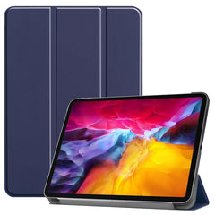 Custer Texture Horizontal Flip PU Leather Case with Three-folding Holder & Sleep / Wake-up Function, For iPad Pro 11 (2021)