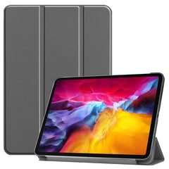 Custer Texture Horizontal Flip PU Leather Case with Three-folding Holder & Sleep / Wake-up Function, For iPad Pro 11 (2021)