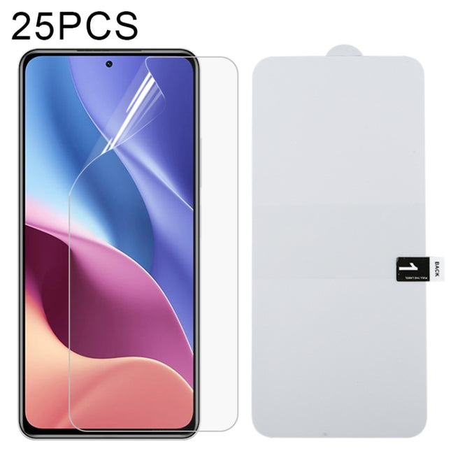 25 PCS Full Screen Protector Explosion-proof Hydrogel Film, For OPPO Realme GT 5G / Realme GT Master (25 PCS), For Xiaomi Redmi K40 / K40 Pro (25 PCS), For Xiaomi Redmi K40 Pro+ (25 PCS), For Xiaomi Redmi Note 10 4G / 5G / Note 10s (25 PCS)            ...