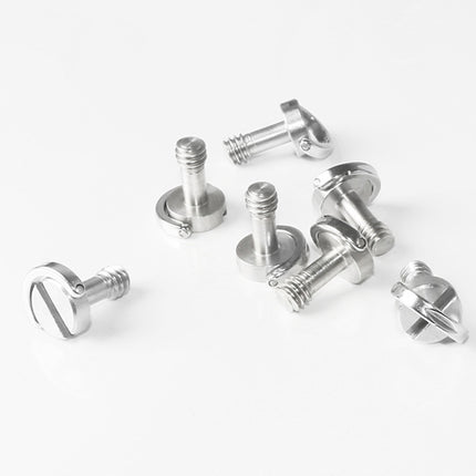 EXIN LS095 2 PCS D Ring Screws Camera Plate Mount 1/4 inch Quick Release Screws, LS095
