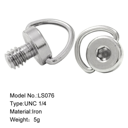 BEXIN LS076 2 PCS Quick Release Plate Screws 1/4 inch -20 Adapter Mount Screws, LS076