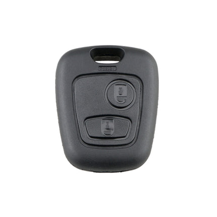 Car Key Case for Peugeot 2-button Straight Board with 206 Socket, without Blade, For Peugeot