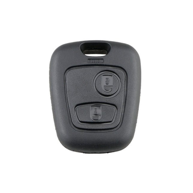 Car Key Case for Peugeot 2-button Straight Board with 206 Socket, without Blade, For Peugeot