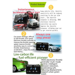 For Honda Brio 2014- TROS KS-5Drive Potent Booster Electronic Throttle Controller, For Nissan X-trail 2008-, For Nissan Frontier 2005-, For Nissan NV350 2007-, For Nissan Latio 2007-, For Nissan Terra 2018-, For Mitsubishi Montero 2007-2015������������...