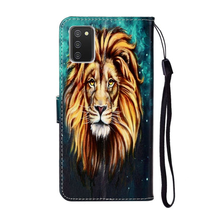 Oil Embossed Coloured Drawing Pattern Horizontal Flip PU Leather Case with Holder & Card Slots & Wallet, For Samsung Galaxy A02s, For Samsung Galaxy A12