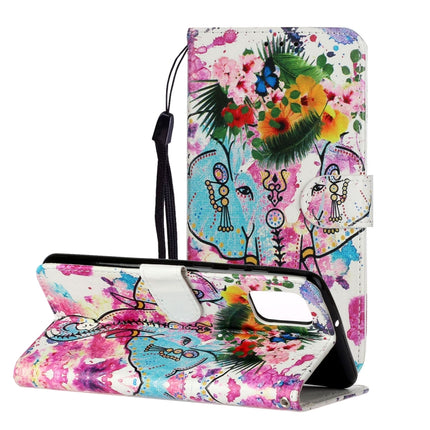 Oil Embossed Coloured Drawing Pattern Horizontal Flip PU Leather Case with Holder & Card Slots & Wallet, For Samsung Galaxy A02s, For Samsung Galaxy A12