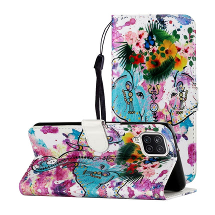 Oil Embossed Coloured Drawing Pattern Horizontal Flip PU Leather Case with Holder & Card Slots & Wallet, For Samsung Galaxy A02s, For Samsung Galaxy A12