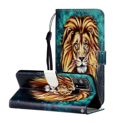 Oil Embossed Coloured Drawing Pattern Horizontal Flip PU Leather Case with Holder & Card Slots & Wallet, For Samsung Galaxy M31