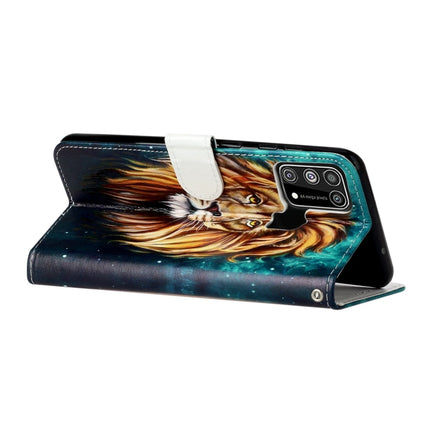 Oil Embossed Coloured Drawing Pattern Horizontal Flip PU Leather Case with Holder & Card Slots & Wallet, For Samsung Galaxy M31