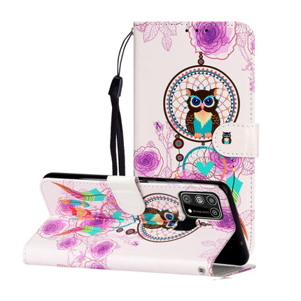 Oil Embossed Coloured Drawing Pattern Horizontal Flip PU Leather Case with Holder & Card Slots & Wallet, For Samsung Galaxy M31