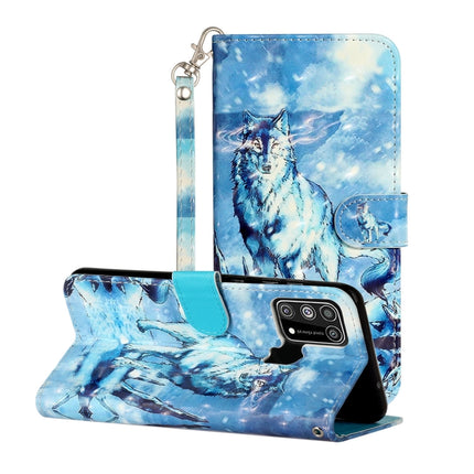 3D Pattern Horizontal Flip Leather Case with Holder & Card Slots & Wallet, For Samsung Galaxy A02s, For Samsung Galaxy A12, For Samsung Galaxy M31