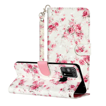 3D Pattern Horizontal Flip Leather Case with Holder & Card Slots & Wallet, For Samsung Galaxy A02s, For Samsung Galaxy A12, For Samsung Galaxy M31