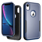 For iPhone XR / Königsblau + Schwarz
