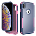 For iPhone XS Max / Royal Blue + Pink