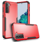 For Samsung Galaxy S21 5G / Red + Black