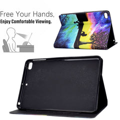 Electric Pressed TPU Colored Drawing Horizontal Flip Leather Case with Holder & Pen Slot, For iPad mini 4 / mini 3 / mini 2 / mini, For iPad 5 / 6 / 8 / 9, For iPad 10.2 (2019) / (2020), For iPad Pro 11 (2018) / (2020)