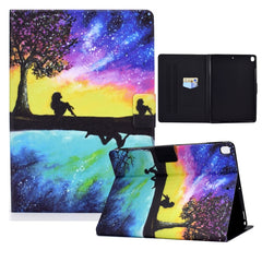 Electric Pressed TPU Colored Drawing Horizontal Flip Leather Case with Holder & Pen Slot, For iPad mini 4 / mini 3 / mini 2 / mini, For iPad 5 / 6 / 8 / 9, For iPad 10.2 (2019) / (2020), For iPad Pro 11 (2018) / (2020)