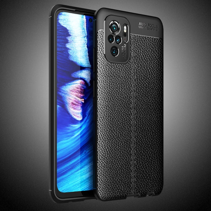 Litchi Texture TPU Shockproof Case, For Xiaomi Redmi Note 10 4G / Note 10S