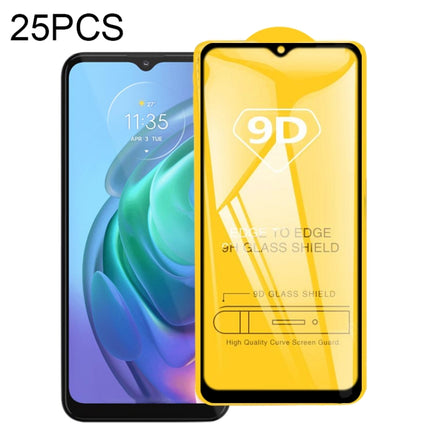 For Motorola Moto E20 / G50 5G / G20 / G30 / G10 25pcs 9D Full Glue Full Screen Tempered Glass Film, For Motorola Moto G10 (25 PCS), For Motorola E20 / G50 5G / G20 / G30 / G10 (25 PCS)
