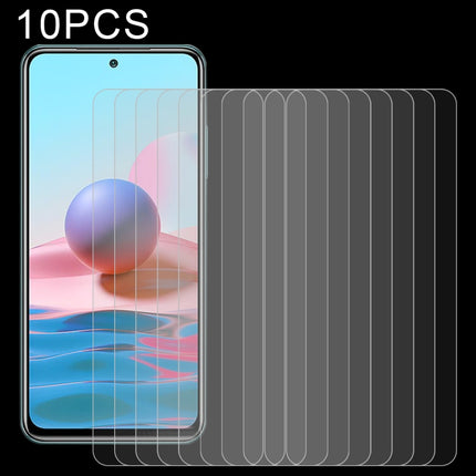 For Xiaomi Redmi Note 10 / Note 11 4G Global 6.43 inch/ Note 10 Global 6.43 inch / Poco M4 Pro 4G 10pcs 0.26mm 9H 2.5D Tempered Glass Film, For OPPO F19 Pro (10 PCS)                                                                                       ...