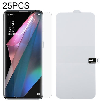 25 PCS Full Screen Protector Explosion-proof Hydrogel Film, For OPPO Find X3 Pro (25 PCS), For OPPO Find X3 (25 PCS), For Huawei P50 (25 PCS), For Huawei P50 Pro (25 PCS), For Huawei P50 Pro+ (25 PCS), For Xiaomi Redmi Note 10 (25 PC)                  ...