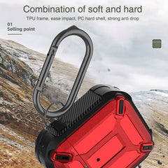 Wireless Earphones Shockproof King Kong Armor Silicone Protective Case, For AirPods 1/2, For AirPods Pro