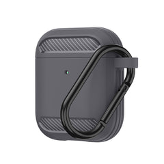 Wireless Earphones Shockproof Carbon Fiber Armor TPU Protective Case, For AirPods 1/2, For AirPods Pro