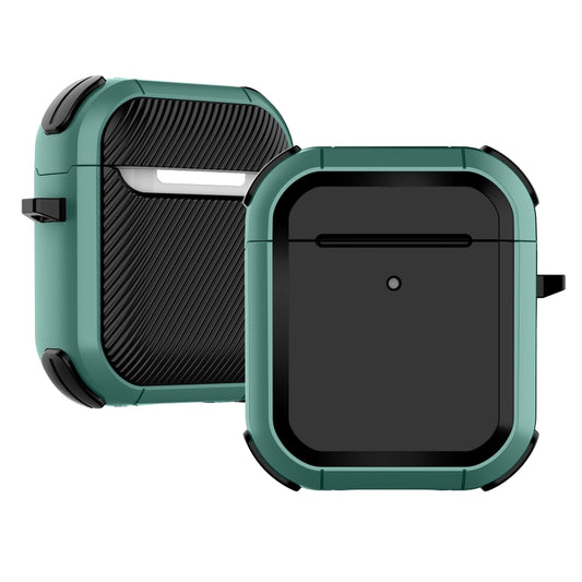 Funda protectora de TPU Thunder Mecha a prueba de golpes para auriculares inalámbricos, para AirPods 1/2, para AirPods Pro