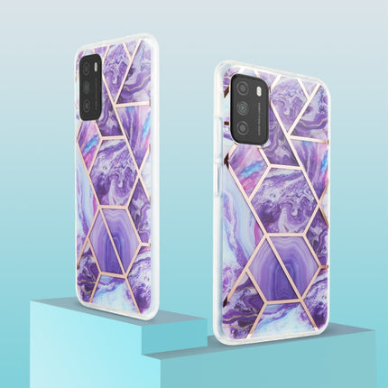 3D Electroplating Marble Pattern TPU Protective Case, For Xiaomi Poco M3 / Note 9 4G / Redmi 9 Power, For Samsung Galaxy A12, For Samsung Galaxy A32 5G, For Samsung Galaxy A52 5G / 4G