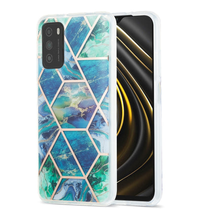 3D Electroplating Marble Pattern TPU Protective Case, For Xiaomi Poco M3 / Note 9 4G / Redmi 9 Power, For Samsung Galaxy A12, For Samsung Galaxy A32 5G, For Samsung Galaxy A52 5G / 4G