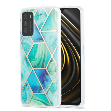 3D Electroplating Marble Pattern TPU Protective Case, For Xiaomi Poco M3 / Note 9 4G / Redmi 9 Power, For Samsung Galaxy A12, For Samsung Galaxy A32 5G, For Samsung Galaxy A52 5G / 4G