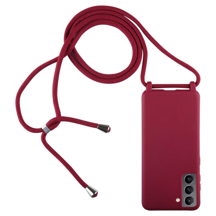 Candy Colors TPU Protective Case with Lanyard, For Samsung Galaxy S21+ 5G, For Samsung Galaxy S21 5G, For Samsung Galaxy S21 Ultra 5G